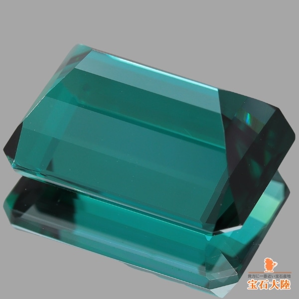 天然トルマリン 7.86ct 【美濃色グリーンブルー】 大粒 ブラジル 中宝ソ付