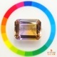 天然アメトリン 29.39ct 【ゴールド&ラベンダー】 ボリビア