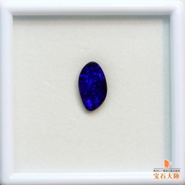 天然ボルダーオパール 2.43ct 【ディープパープル】 オーストラリア