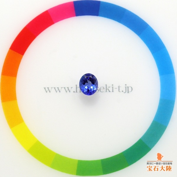天然タンザナイト 0.71ct 【美濃色】 オーバル