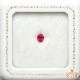天然ルビー 0.76ct 【美発色ピンキッシュレッド】 モザンビーク