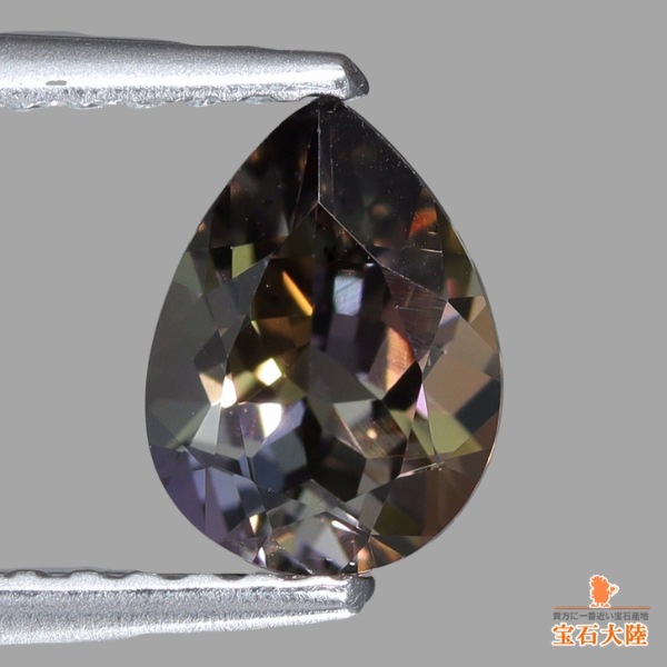天然ゾイサイト 0.79ct 【マルチカラー】 タンザニア