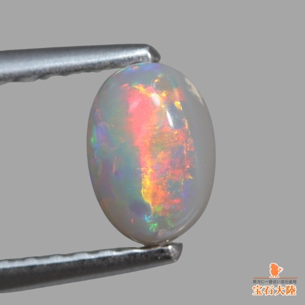 天然オパールキャッツアイ 0.57ct 【レッドキャッツ】 ライトニングリッジ 