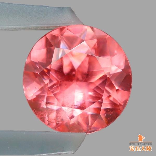 天然ロードクロサイト 1.01ct 【6mm ラウンド】 スイートホーム 