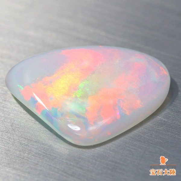 天然オパール 4.25ct 【シェル・ローリングレインボー遊色】美品 