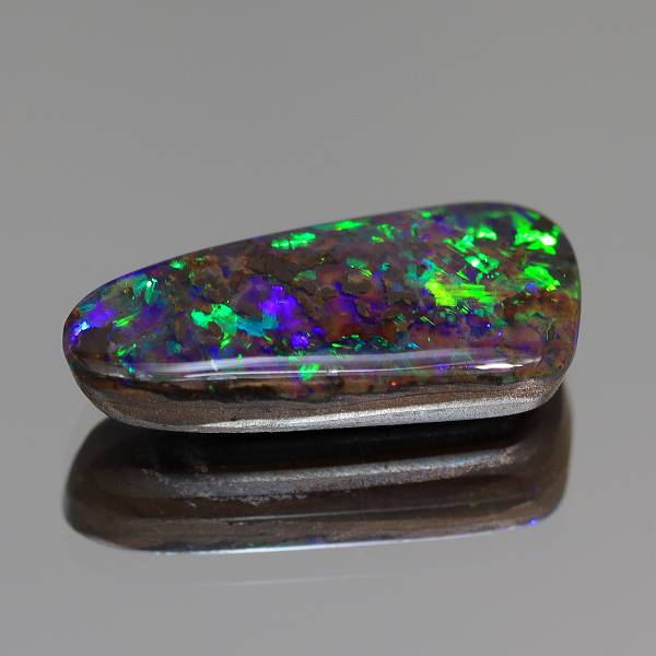 天然ボルダーオパール 2.15ct 【ブルー&グリーン遊色】