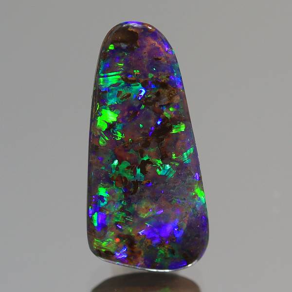 天然ボルダーオパール 2.15ct 【ブルー&グリーン遊色】