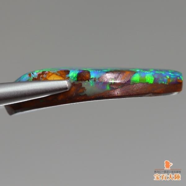 天然ボルダーオパール 4.17ct 【Beautiful Bluegreen】 オーストラリア