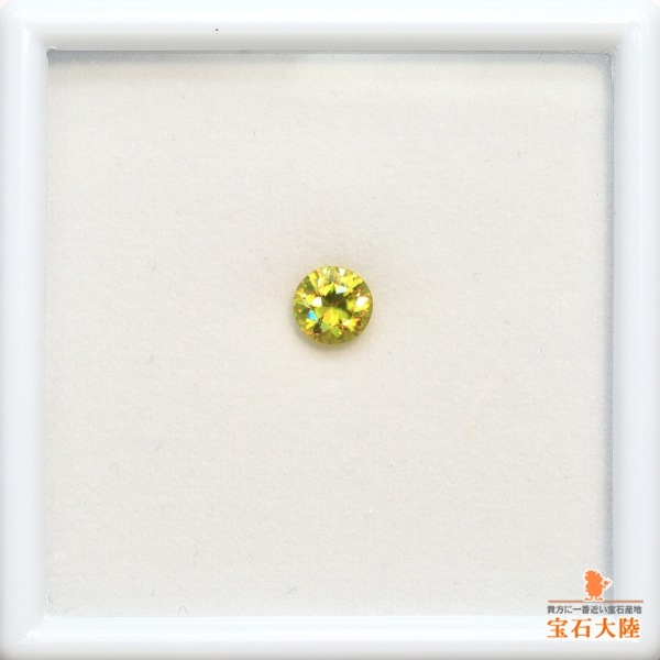天然スフェーン 0.84ct 【煌めくイエロー】 マダガスカル