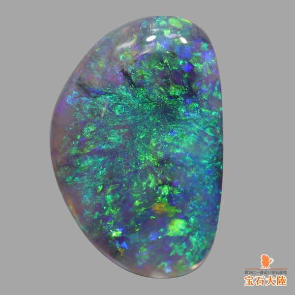 天然ブラックオパール 3.11ct【ブルーグリーン】ライトニングリッジ