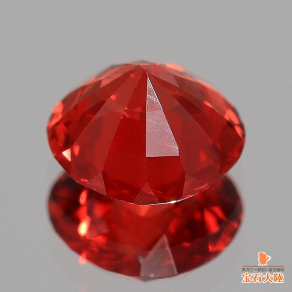 天然スピネル 0.57ct 【オレンジニッシュレッド】ベトナム