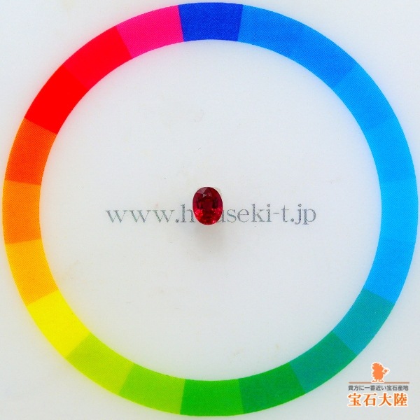 天然ルビー 0.34ct 【Pigeon's Blood・非加熱】 ミャンマー GIA産地鑑別 