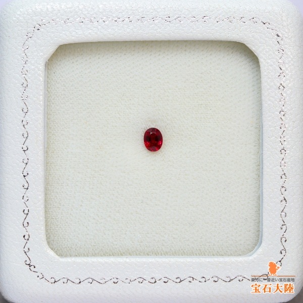 天然ルビー 0.34ct 【Pigeon's Blood・非加熱】 ミャンマー GIA産地鑑別