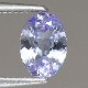 天然ゾイサイト 0.76ct 【煌めく薄菫色】 オーバル