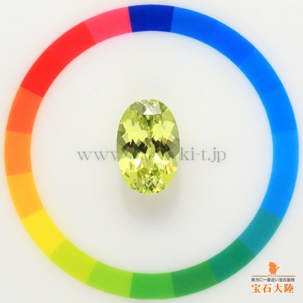 天然クリソベリル 7.68ct 【ジェムクオリティー】大粒 日独鑑別付