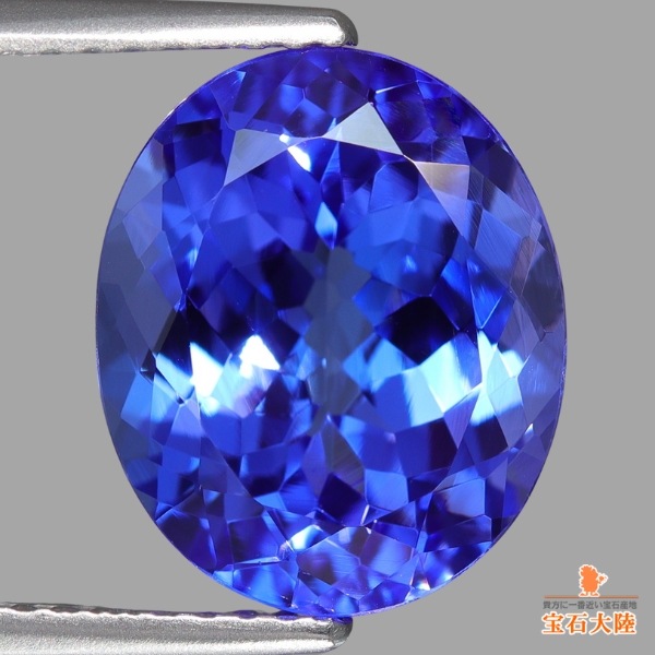 天然タンザナイト 5.63ct 【美発色パープリシュブルー】 高品質