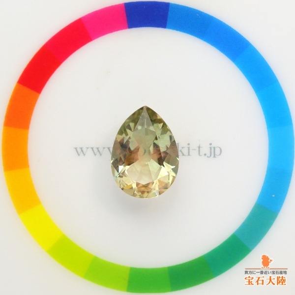 天然オレゴンサンストーン 5.23ct 【ラブラドライト】 ペアシェイプ
