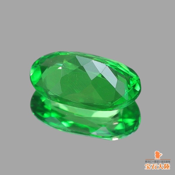 天然ツァボライトガーネット 0.38ct 【タンザニア】オーバル