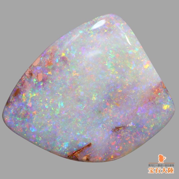❤22.5㌌〚ボルダーオパール〛✨✨ 天然ボルダーオパール 18.04ct 【ミルキー遊色】オーストラリア