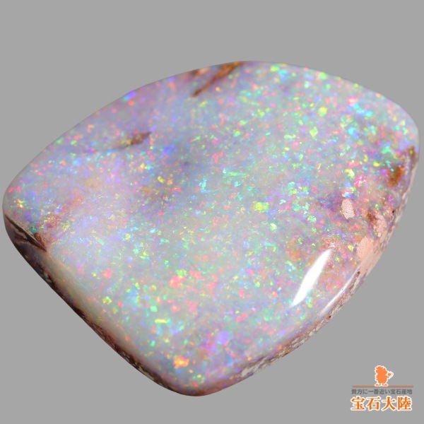 天然ボルダーオパール 18.04ct 【ミルキー遊色】オーストラリア