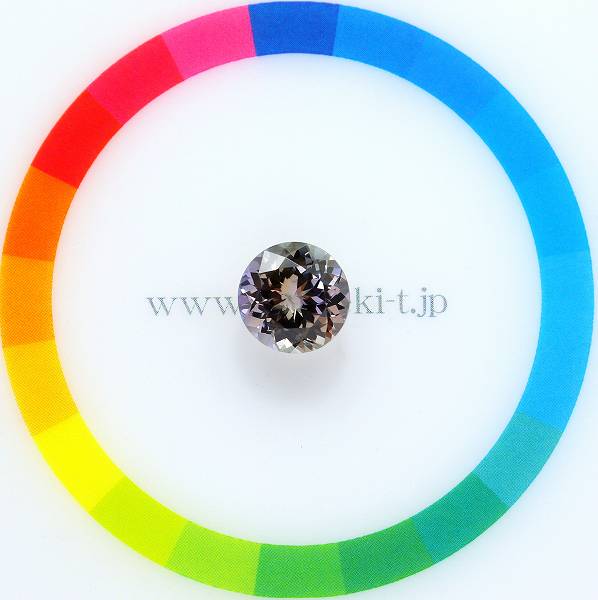 天然ゾイサイト 2.67ct 【タンザナイト・NN】 マルチカラー 美品