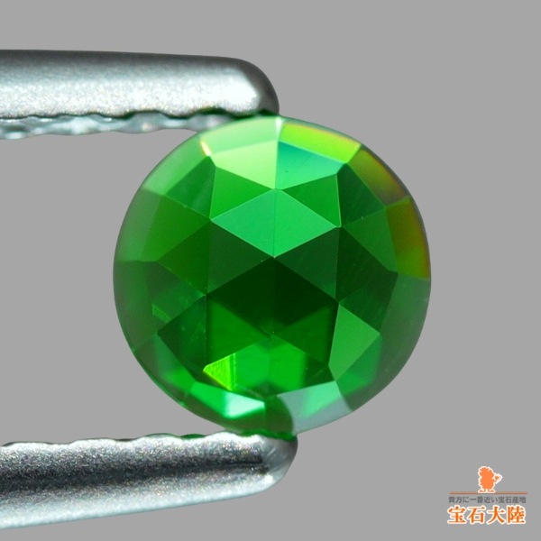 天然ツァボライトガーネット 0.34ct 【ローズカット】 タンザニア