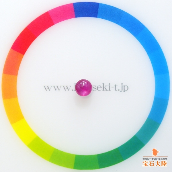 天然ルビー 0.70ct 【六条スター】 ミャンマー