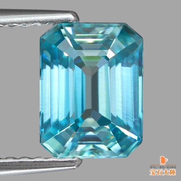 天然ジルコン 2.55ct 【煌めくブルー】 カンボジア