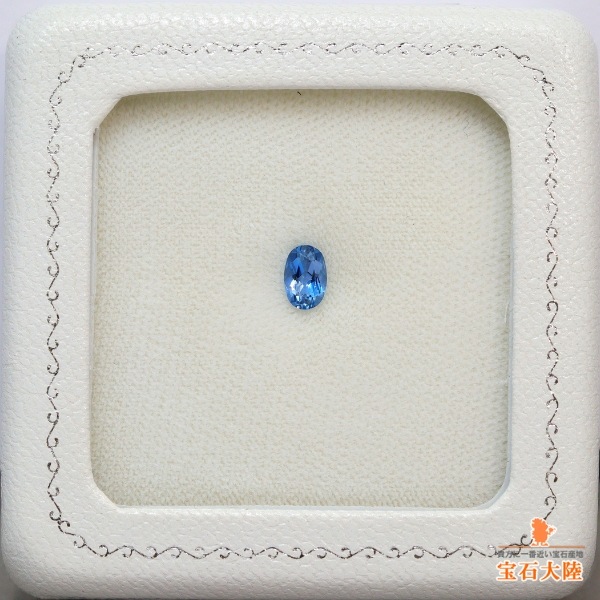 天然アクアマリン 0.45ct 【サンタマリアカラー・非加熱】 ブラジル・Tatu産