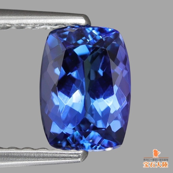 天然タンザナイト 1.04ct 【美濃色】 クッションカット