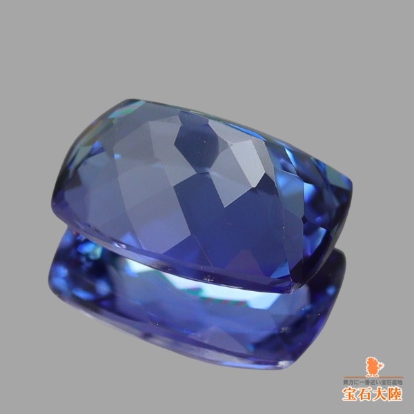 天然タンザナイト 1.04ct 【美濃色】 クッションカット