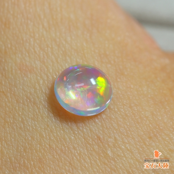 天然ウォーターオパール 1.07ct 【美遊色】 メキシコ