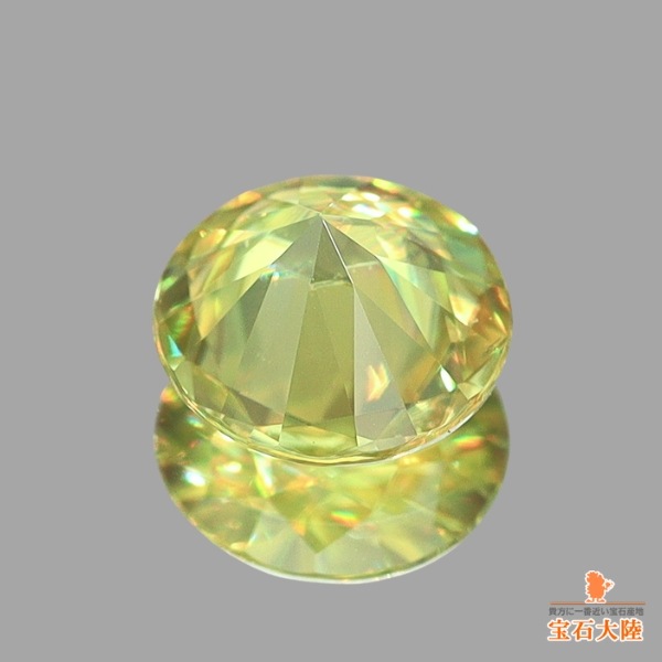 天然スフェーン 0.42ct【グリニッシュイエロー】マダガスカル