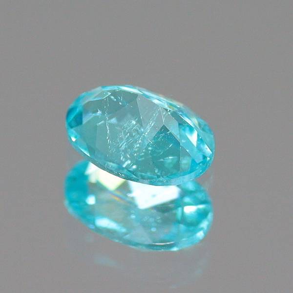 天然パライバトルマリン 0.09ct 【ブラジル】 オーバル
