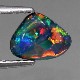 天然ブラックオパール 0.68ct 【レッドマルチ】高品質