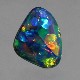 天然ブラックオパール 0.68ct 【レッドマルチ】高品質