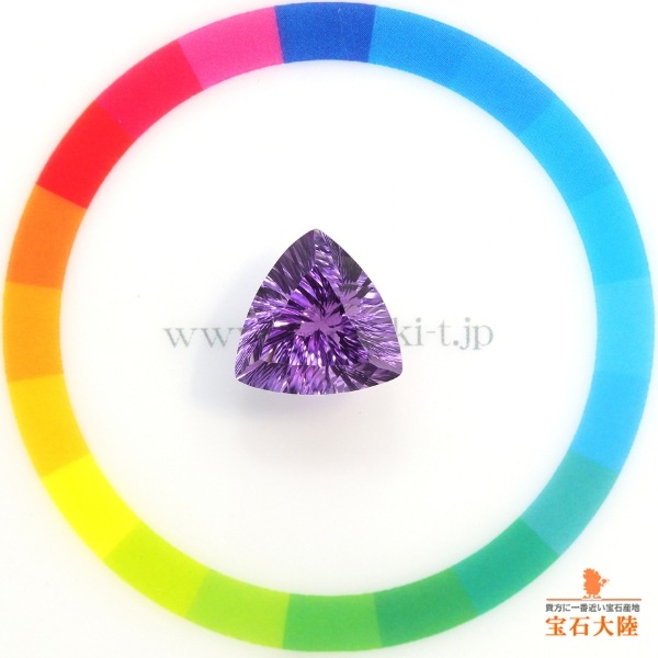 天然アメシスト 4.22ct 【アメリカンカット】 ウルグアイ