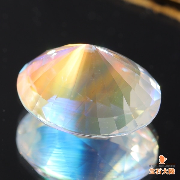 レインボーシラーにレインボー入り!?★アンデシンラブラドライト★オーダー受付中 天然アンデシンラブラドライト 5.29ct 【神秘的レインボーシラー