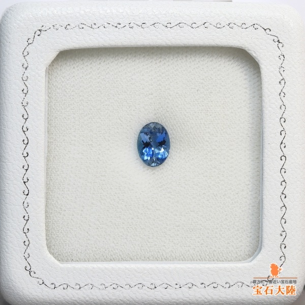 天然アクアマリン 0.97ct 【非加熱サンタマリア】 美品 ブラジル・Tatu産