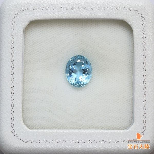 天然アクアマリン 4.10ct 【輝くアクアブルー】 マダガスカル