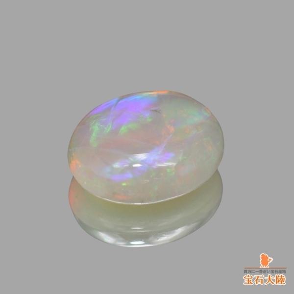 天然オパール 0.45ct【オレンジ遊色】 ライトニグリッジ