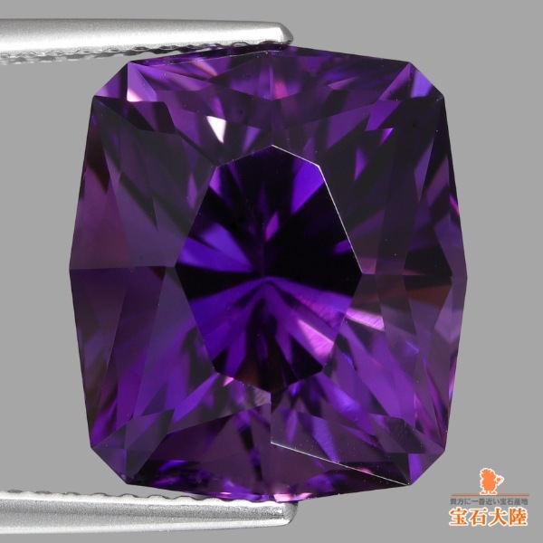 天然アメシスト 9.82ct 【アメリカンカット】 ウルグアイ