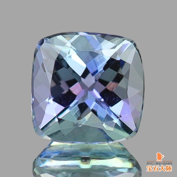 天然ゾイサイト 0.80ct 【マルチカラー】 タンザニア