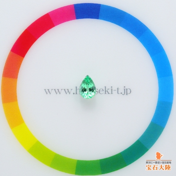天然エメラルド 0.51ct 【美発色・ノンオイル】 ロシア GIA産地鑑別