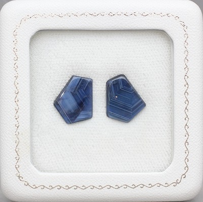 7.16ct/2P天然サファイア【自然の芸術】非加熱 オーストラリア