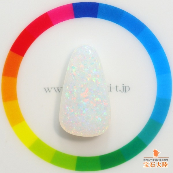 天然オパール 16.18ct 【ギャラクシー】 ブラジル・ピアウイ