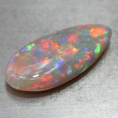 天然オパール 3.25ct 【びっしりオレンジレッド】 ライトニングリッジ