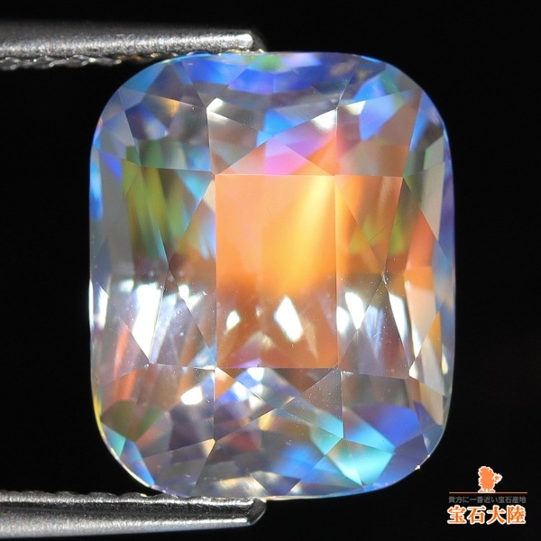 天然アンデシンラブラドライト 4.58ct 【レインボー】美品