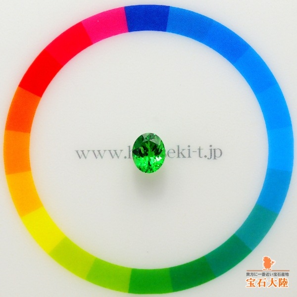 天然ツァボライトガーネット 0.94ct 【美彩色】 タンザニア 