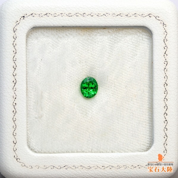 天然ツァボライトガーネット 0.94ct 【美彩色】 タンザニア 